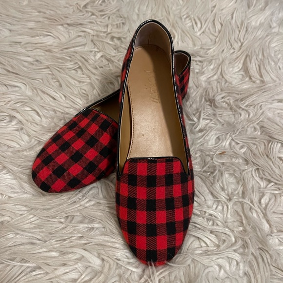 Like new | Checked | J. Crew | Loafers - Picture 2 of 12